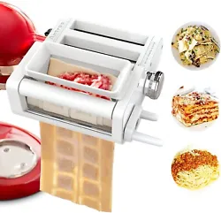 3-IN-1 FUNCTIONALITY: ANTREE Pasta maker assecories can roll and cut pasta dough for traditional lasagna and...