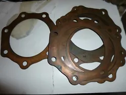 1984 Honda CR500 used OEM head gasket parts lot condition. Seven gaskets in all. These can be boiled in water to bring...