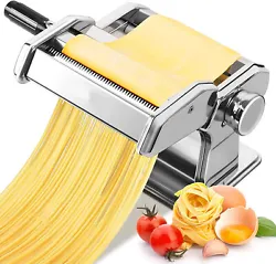 【NO STRILLING】A table clamp works for securing the Pasta maker. Just screw the bolt tight after put it on the table...