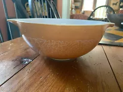 NO COVER/TOP, woodland pattern against tan background with a few scratches outside and inside the bowl (see pics) from...