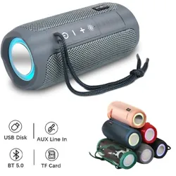 【Wired Speaker】 Use the 3.5mm AUX-in jack to connect non-Bluetooth audio devices. In FM radio mode, insert an audio...