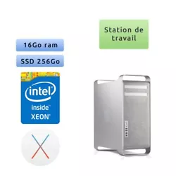 Occasion - Apple Mac Pro Quad Core Xeon 3.2Ghz A1289 (EMC 2629) 16Go 256Go SSD - MacPro5,1 - mi 2012 - Station de...