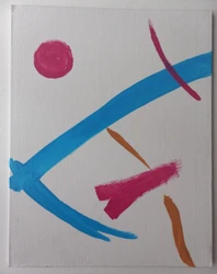 Acrylic Painting sealed with mod podge 11x14in canvas