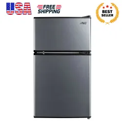 The Arctic King 3. 2 cu ft Two-Door Compact Refrigerator is an excellent way to keep your food and drinks cold in any...