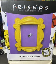 Friends TV Show Iconic Yellow Peephole Frame Wall Mount Or Free Standing Photo. Box was opened to take pictures. Never...