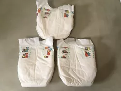 Up for sale are 3 vintage Pampers baby diapers. These are from the 1990s. They are plastic backed with tapes on the...