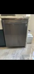 LG Dishwasher used only once and has been in box ever since. Has small scratch but is otherwise practically brand...