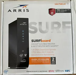 This ARRIS SURFboard Cable Modem & Wi-Fi Router is the ultimate solution for home networking and connectivity. With a...
