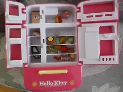 Its a toy not a plug in or working fridge. Good condition. I see no issues other then a few scuff marks on the sides....