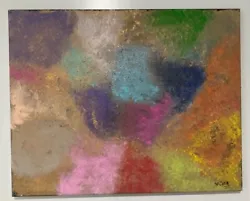 original hand-painted acrylic painting on canvas , Colourful , Gold , Abstract.
