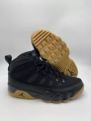 , Nike Air Jordan 9 Retro Boot NRG Black Gum Light Brown AR4491-025. Condition of box: Original Box. (EXAMPLE of errors...