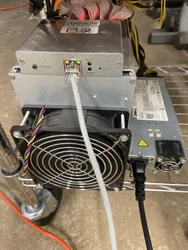 Runs 110v or 240v, Mine crypto LTC/BTC, or any Scrypt coin, easy to setup and run. 2 of these have, Hive OS firmware,...