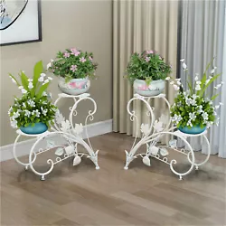 unho plant display holder is small but delicate, it is made of sturdy metal iron construction plus electroplating paint...