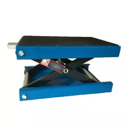 This is our Steel Adjustable Scissor Lift for Motorcycles, which is made from high strength steel and rubber padding....