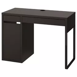 IKEA MICKE Desk - Black-Brown.