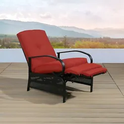 The reclining chair is the perfect addition to your outdoor living space. You can sit in this chair watching your kids...