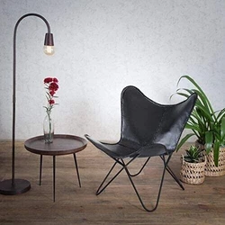 Strong, light-weight goat leather, tanned without the use of chemicals. Butterfly Chair Details The cover is made of...