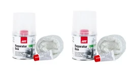 2Kit réparation polyester, avec fibre de verre tissé. AUCUN RECOURS NEST POSSIBLE.