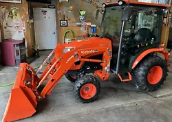 2021 Kubota LX3310HSDC Tractor w/ LA535 loader, diesel, 85 Hours, 4X4, QH15 quick hitch, loaded rear tires for ballast,...