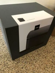 Bose WHITE Bass Module 700. Elegant design and tempered glass top make it look as good as it sounds.