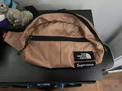 Supreme The North Face Rose Gold Metallic Waist Bag Lumbar Fanny Pack. Worn once no damage no tags thoughThe lowest...