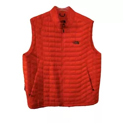 The North Face Adult 2XL Orange Thermoball Puffer Mens XXL Vest