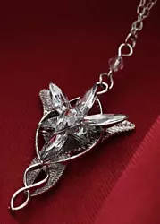 Silver Color Stainless Steel Lord of The Rings Arwens Necklace. Looks Identical to The Real LOTR Arwen Necklace. -...