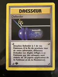 Carte Pokémon Defender 80/102 Edition 1 Wizards Set de Base FR.