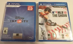 Disney Infinity 2.0 (Playstation Vita) Brand New Sealed + MLB 12 The Show Brand New Factory Sealed.