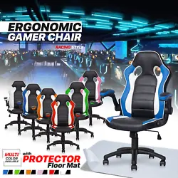 Cool racing design appearance, two-tone give personalized elements. Made of breathable material to allow you to sit for...