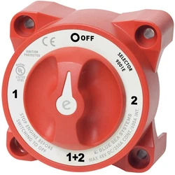 Selector 4-Position Battery Switches (9001e and 9002e) - Switch isolated battery banks to all loads or combine battery...