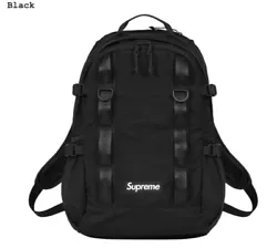 Supreme black backpack New. Condition is 