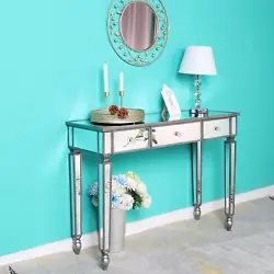 The modern glam style blends beautiful mirror details with a slender silhouette. Adult Assembly Required: Yes. Base...