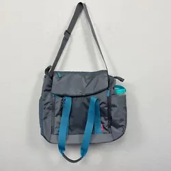Skip Hop Graphite Aqua All Access Diaper Bag Zippered Tote w PocketsCondition: Pre-Owned GoodSome cosmetic wear seen in...