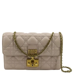 Series: Dioraddict. Color: Dusty Pink. Style: Chain Clutch/Crossbody bag. Leather: Scratches, dirt marks, signs of use....
