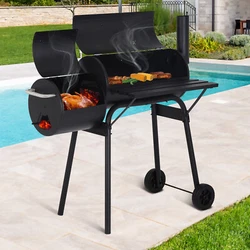 🥩Multiple Barbecue Modes： This barbecue grill is designed with two ovens and can have three barbecue modes to help...