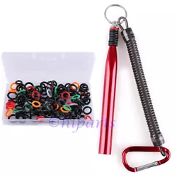LotFancy Worm Wacky Rig Tool and O Rings for 3