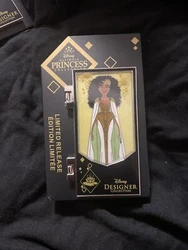 Tiana Disney Ultimate Princess Collection Designer LR Hinged Pin.