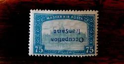 timbres france avant 1900 ARAD Hongrie Occupation Fr Surcharge Inversée Rare.