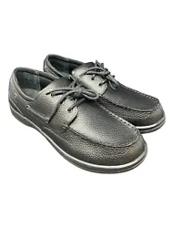 Mens Size 15 Apex Slip Resistant Work Dress & Deck / Boat Shoes Black A1000M. Very good condition, barely worn if any....