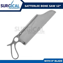 This Satterlee Bone Saw is user friendly, easy to clean, and autoclavable. PREMIUM QUALITY SATTERLEE BONE SAW Satterlee...