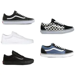 NEW Vans OLD SKOOL Unisex Canvas Sneakers Mens & Womens Skateboard Shoes