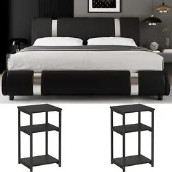 2 Nightstands Queen Size Bedroom Set. Queen Size Bedroom Set Features The stainless steel sheet is long-lasting and...