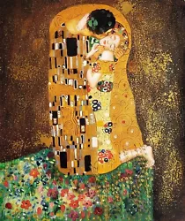 Original Artist is Gustav Klimt (1862 - 1918). This is Hand Painted re-production Painting of Gustav Klimt painting....