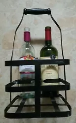 Saves space - locate & relocate at optimal places. Great way to Display & Carry 4 Bottles of Wine. Nice looking rack....