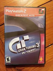 Gran Turismo 3 A-spec (Sony PlayStation 2) - 2001 - Greatest Hits. Nice condition game,  your getting exactly what is...