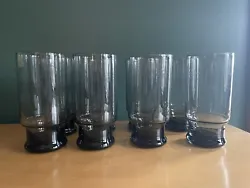 Forever mod. 8 stacking glass tumblers in perfect condition. Holds 12oz.