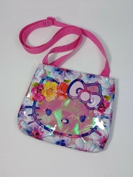 Sanrio Hello Kitty PVC Crossbody Bag Purse 2016. Inner Lining Has Some Stains Free Shipping