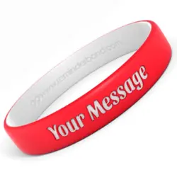 PLUS, our wristbands are easy to clean using water. We can engrave 25 characters including spaces and punctuation per...