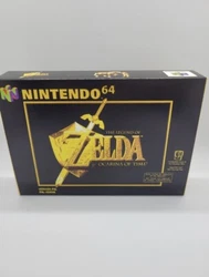 Boîte repro HQ VF Zelda Ocarina of Time Nintendo 64. Haute Qualité.Impression laser.Papier cartonné haute qualité...